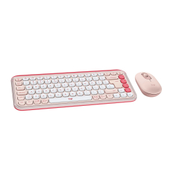  (, )  Logitech Pop Icon Combo Rose (920-013142) -  2