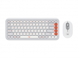  (, )  Logitech Pop Icon Combo Off White (920-013141)