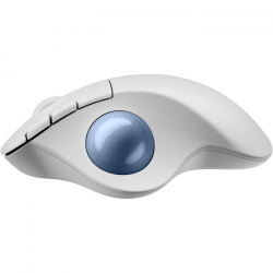   Logitech Ergo M575S Off-White + Blue Ball (910-007030) -  2