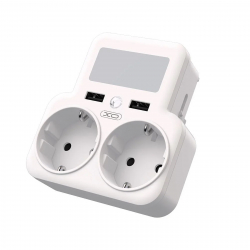    XO WL09 (2  4000W; 2USB 2.4A) White (WL09.white)