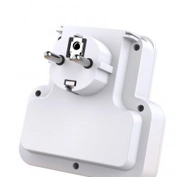    XO WL09 (2  4000W; 2USB 2.4A) White (WL09.white) -  5