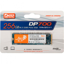  SSD  256GB Dato DP700 PCIe Gen3x4 (DP700SSD-256GB) -  2