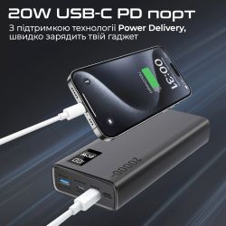    Promate Bolt-20PD Black 20000mAh -  4