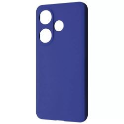 - Wave Full Silicone Cover  Xiaomi Poco F6/Redmi Turbo 3 Midnight Blue