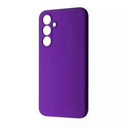 - Wave Full Silicone Cover  Samsung Galaxy A35 SM-A356 Dark Purple