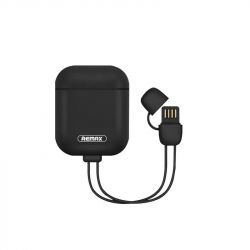  Remax RC-A6 Airpod charger  Apple AirPods Black (6954851232346)