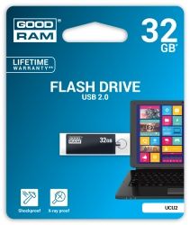 USB Flash Drive 32Gb Goodram UCU2 (Cube) Black / UCU2-0320K0R11 -  3