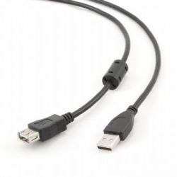 - USB 4.5  Cablexpert Black,   ,   (CCF-USB2-AMAF-15)