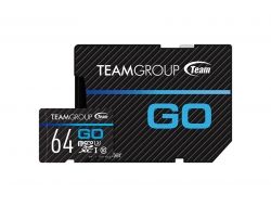  `i MicroSDXC 64GB UHS-I/U3 Team Go R90/W45MB/s + SD- (TGUSDX64GU303)