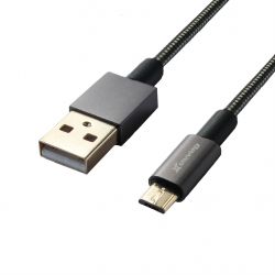  Grand-X USB-microUSB, 1 Black (MM-01) -  1