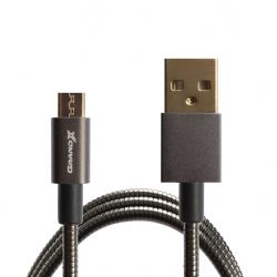  Grand-X USB-microUSB, 1 Black (MM-01) -  2