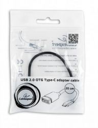   OTG USB 2.0 AF to Type-C 0.2m Cablexpert (A-OTG-CMAF2-01) -  2