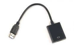  PowerPlant (CA910373) USB 3.0(AM)-HDMI(FM), 0.15, Black -  2