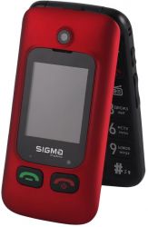 i  Sigma mobile Comfort 50 Shell Duo Type-C Dual Sim Red/Black (4827798212516) -  4