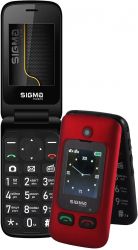 i  Sigma mobile Comfort 50 Shell Duo Type-C Dual Sim Red/Black (4827798212516) -  2