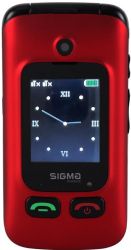 i  Sigma mobile Comfort 50 Shell Duo Type-C Dual Sim Red/Black (4827798212516)