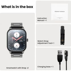 - Amazfit Pop 3S Metal Black -  10