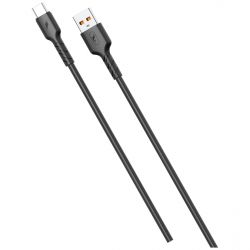  SkyDolphin S07T TPE High Elastic Line USB - USB Type-C (M/M), 1 , Black (SDUSB-000596)