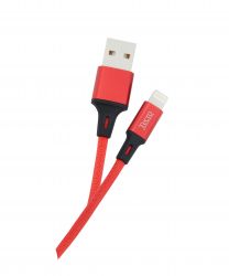  USB 2.0 - 1.0 AM/Lightning Tecro LT-0100RD Red -  1