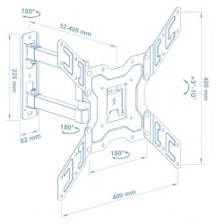   Walfix R-393B (VESA400400) -  2