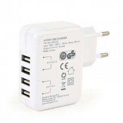   EnerGenie 4 USB, 3.1A (EG-U4AC-02) -  2