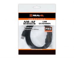  REAL-EL Pro USB2.0 AM-AF 2M  -  3