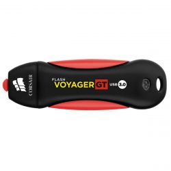 USB 3.0 Flash Drive 32Gb Corsair Voyager GT, Black/Red, R390/W80 MB/s (CMFVYGT3C-32GB)