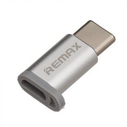  Remax Feliz MicroUSB-USB Type-C Silver (6954851289791) -  1