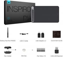   Huion Inspiroy Dial Q620M +  -  9