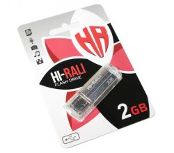 USB Flash Drive 2Gb Hi-Rali Corsair series Silver, HI-2GBCORSL