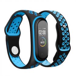  BeCover Nike Style  Xiaomi Mi Smart Band 5 Black-Blue (705150) -  2