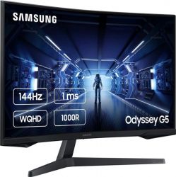 Samsung 27" Odyssey G5 (LC27G55TQWIXCI) VA Black Curved 144Hz -  2