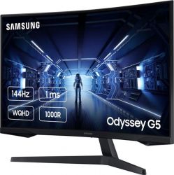 Samsung 27" Odyssey G5 (LC27G55TQWIXCI) VA Black Curved 144Hz -  3
