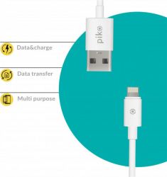  Piko CB-UL11 USB-Lightning 1.2 White (1283126496165) -  2