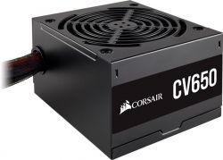   Corsair 650W CV650 (CP-9020236-EU), 120mm, 20+4pin, 1x4+4pin, SATA  7, Molex 2x4pin, 2x6+2pin,  , 80 Plus Bronze