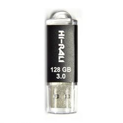 USB 3.0 Flash Drive 128Gb Hi-Rali Rocket series Black (HI-128GBVC3BK) -  2