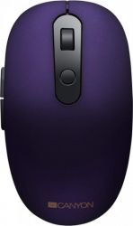   Canyon CNS-CMSW09V, Purple, USB, , Bluetooth / 2.4 GHz, 800 - 1600 dpi, 6 ,  ,  , 1xAA