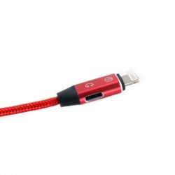  USB <-> Lightning + Lightning, Extradigital, Red, 1  (KBU1772) -  2