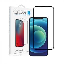   ACCLAB Full Glue  Apple iPhone 12 Black (1283126508219)