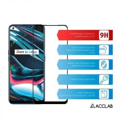   ACCLAB Full Glue  Realme 7 Pro Black (1283126508486) -  2