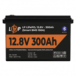      LogicPower 12.8V 300 AH (3840Wh)  BT (Smart BMS 200A) LiFePO4 -  2