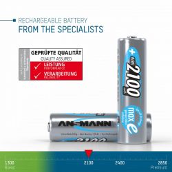  Ansmann AA/HR06 NI-MH 2100 mAh BL 4  -  15