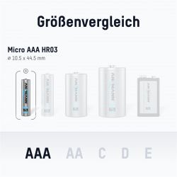  Ansmann AAA/HR03 NI-MH 800 mAh BL 4  -  5