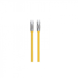  WK WDC-188 Wingle Series USB Type-C - USB Type-C (M/M), 1 , 100 W, Yellow (6941027632956)