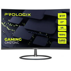  Prologix Gaming 27" GM2724C VA Black Curved 180Hz