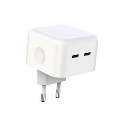    XO L102 (2USB-C3A) QC3.0 White (XO-L102i-WH) +  Lightning -  2