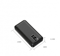    Lionpatton L20 20000mAh Black (LI- L20-BK) -  6