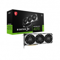 MSI ³ NVIDIA RTX 4070 GeForce RTX 4070 VENTUS 3X E1 12G OC RTX 4070 VENTUS 3X E1 12G OC