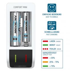  i Ansmann Comfort Mini+2AA (1001-0091-01) -  5