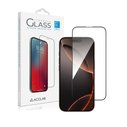   ACCLAB Full Glue  Apple iPhone 16 Pro Black (1283126593277) -  2